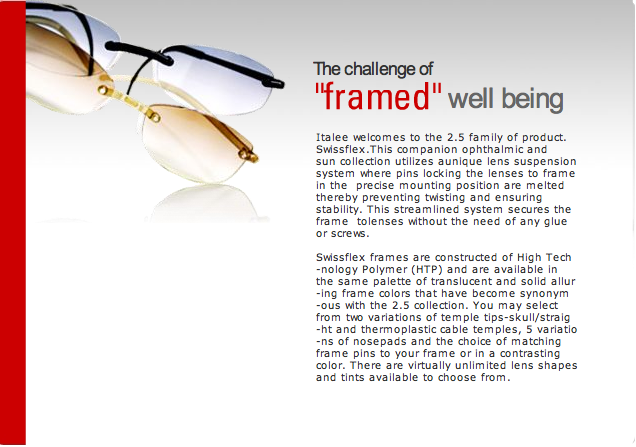 Swissflex Eyewear, the original t2